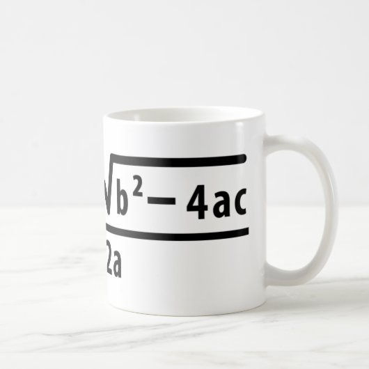 kwadratische formule koffiemok (Rechts)