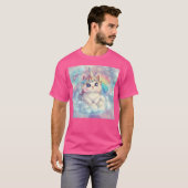 Kwaii Cat Unicorn T-shirt (Voorkant volledig)