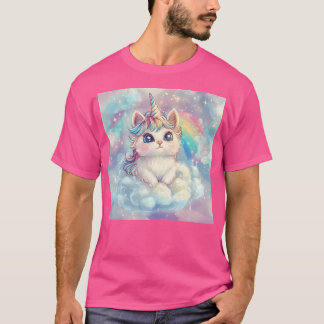 Kwaii Cat Unicorn T-shirt
