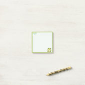Kwaii stijl Kikker Pastelgroene Notitie Post-it® Notes (Op bureau)