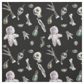 Kwaii voodoo herhalingspatroon stof (Swatch)