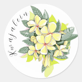 Kwaj Flower Sticker