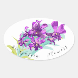 Kwaj Flower Sticker
