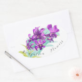 Kwaj Flower Sticker (Envelop)