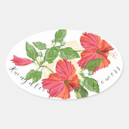 Kwaj Flower Sticker