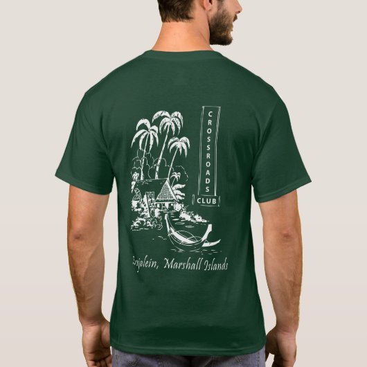 Kwajalein Crossroad Club Marshall Islands T-shirt (Achterkant)
