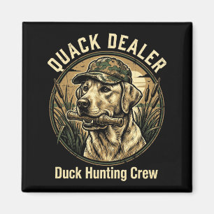 Kwak Er Grappige Eend Jacht Labrador Retriever Hon Magneet