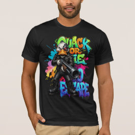 Kwak of... Grappig Eend Cartoon T-Shirt