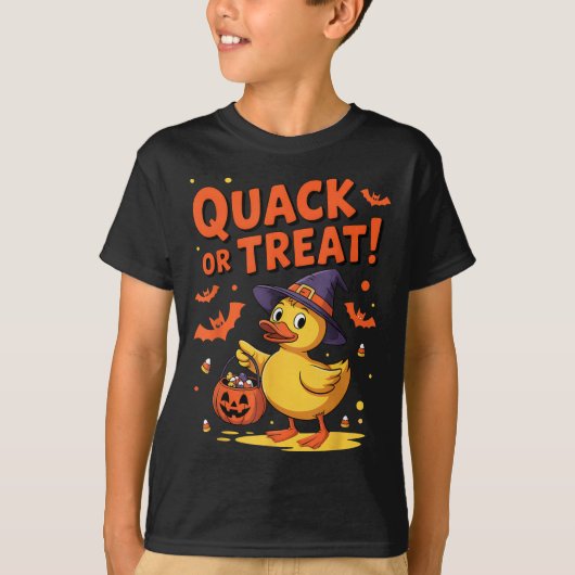 Kwak of trakteer grappige rubberen eend Duckie Hal T-shirt (Voorkant)