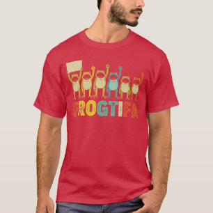 Kwak tegen de machine Grappige Portland kikker wee T-shirt