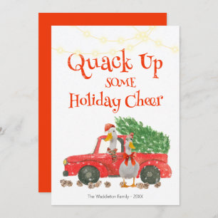 Kwak wat feestelijke juichend eend op