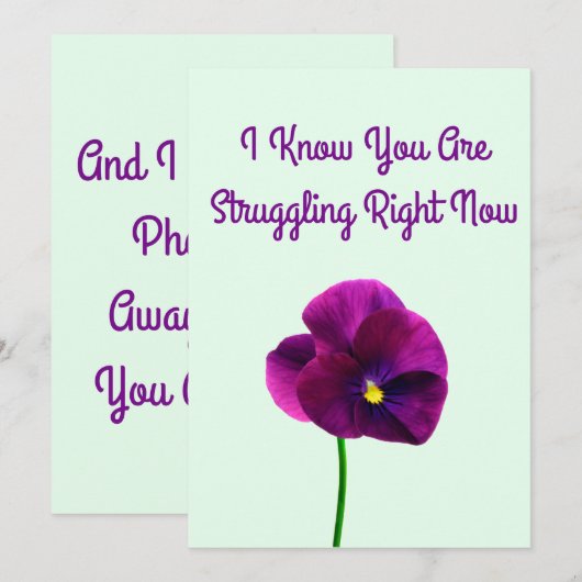 kwakkelende Kaart (Voorkant / Achterkant)