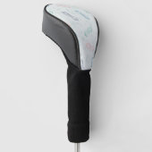 Kwakkelende kwal golfheadcover (Schuin)