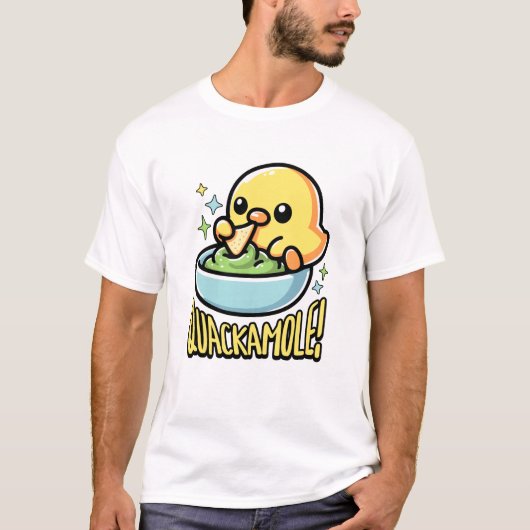 Kwakzalver! Schattigee guacamole eendenpun T-shirt (Voorkant)