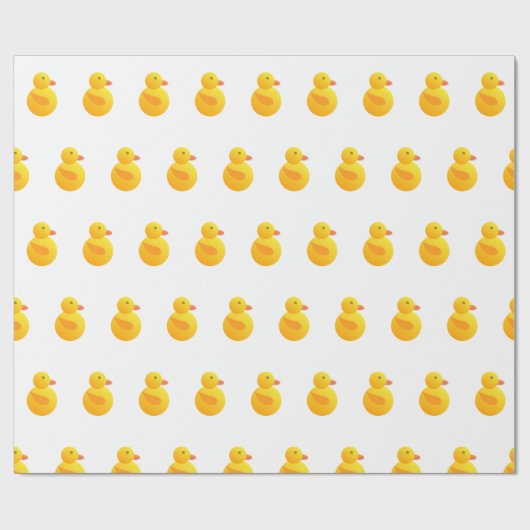 Kwakzalver & wrap – Schattigee Yellow Duck Gift Wr Cadeaupapier (Vlak)