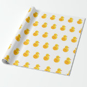 Kwakzalver & wrap – Schattigee Yellow Duck Gift Wr Cadeaupapier (Uitgerold)