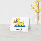 Kwakzalvers notecards kaart (Gele Bloem)