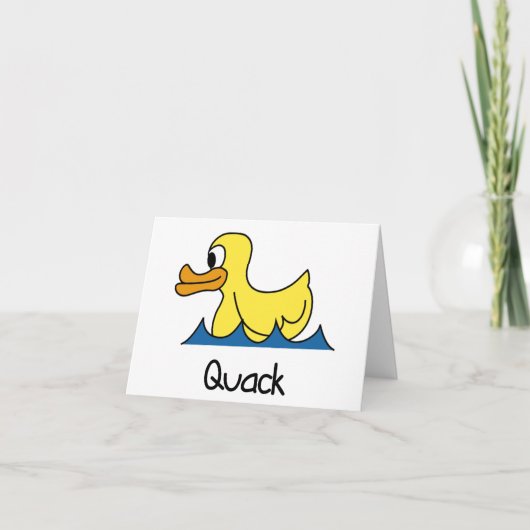 Kwakzalvers notecards kaart (Voorkant)