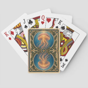 Kwal Azurewateren Aquarel GeoSaga Pokerkaarten