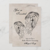  kwal Baby shower Beach Uitnodiging (Voorkant / Achterkant)