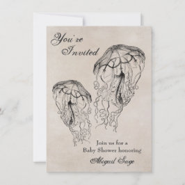 kwal Baby shower Beach Uitnodiging