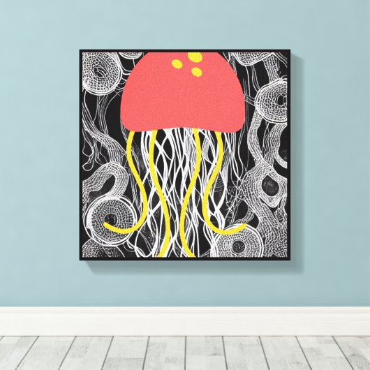 kwal canvas afdruk (Insitu (Houten vloer))