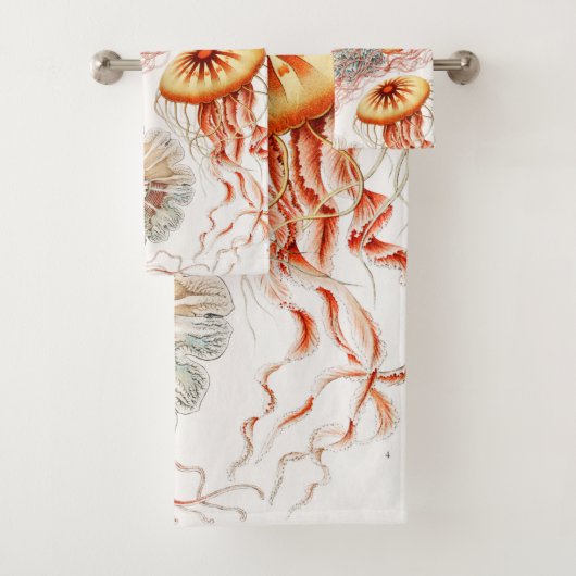 Kwal, Discomedusae door Ernst Haeckel Bad Handdoek (Insitu)