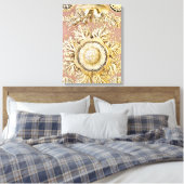 Kwal, Discomedusae door Ernst Haeckel Canvas Afdruk (Insitu (Slaapkamer))