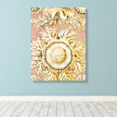 Kwal, Discomedusae door Ernst Haeckel Canvas Afdruk (Insitu (Houten vloer))