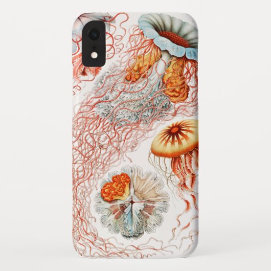 Kwal, Discomedusae door Ernst Haeckel Case-Mate iPhone Case (Achterkant)