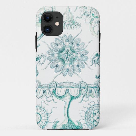 Kwal, Discomedusae door Ernst Haeckel Case-Mate iPhone Case (Achterkant)