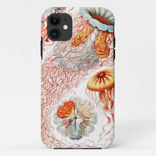Kwal, Discomedusae door Ernst Haeckel Case-Mate iPhone Case (Achterkant)