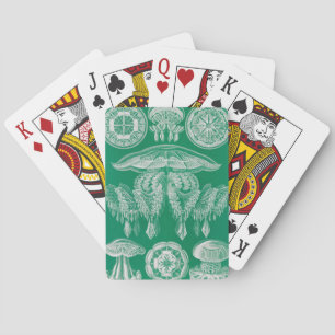Kwal, Discomedusae door Ernst Haeckel Pokerkaarten
