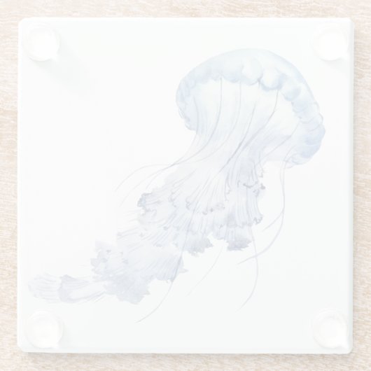 kwal glazen onderzetter (Achterkant)