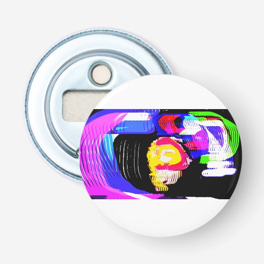 Kwal golfplezier button flesopener (Voorkant)