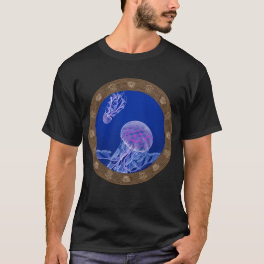 Kwal in het diepblauw t-shirt (Voorkant)