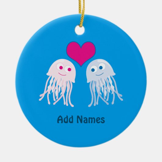 Kwal in Love Keramisch Ornament (Voorkant)