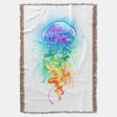 Kwal in regenboogkleuren deken (Voorkant Verticaal)