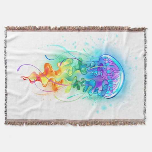 Kwal in regenboogkleuren deken (Voorkant)