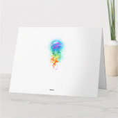 Kwal in regenboogkleuren kaart (Achterkant)