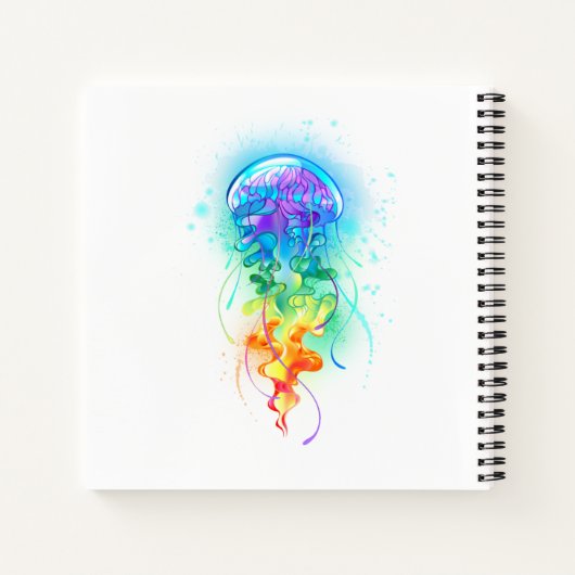 Kwal in regenboogkleuren notitieboek (Achterkant)