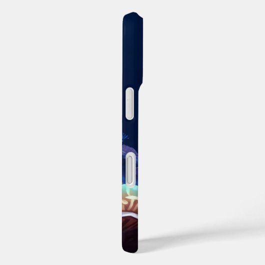 Kwal Kunst, Witte Script Naam Case-Mate iPhone Case (Achterkant / Rechts)