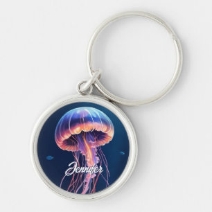 Kwal Kunst, Witte Script Naam Sleutelhanger