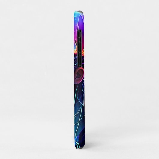 kwal meisje kunst Case-Mate iPhone case (Achterkant/links)