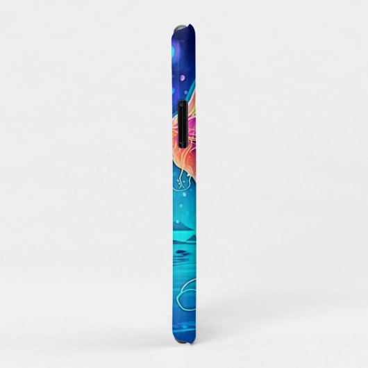 kwal meisje kunst Case-Mate iPhone case (Achterkant/rechts)
