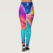 kwal meisje kunst leggings (Achterkant)