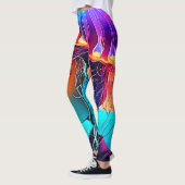 kwal meisje kunst leggings (Links)