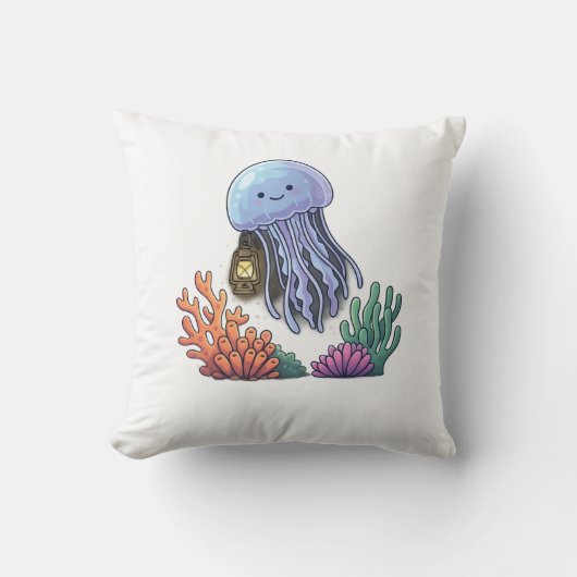 Kwal met oceaanlantaarn kussen (Voorkant)