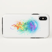 Kwal met regenboogkleuren Case-Mate iPhone case (Achterkant (horizontaal))