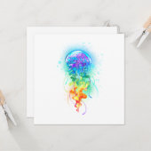 Kwal met regenboogkleuren kaart (Voorkant / Achterkant in situ)